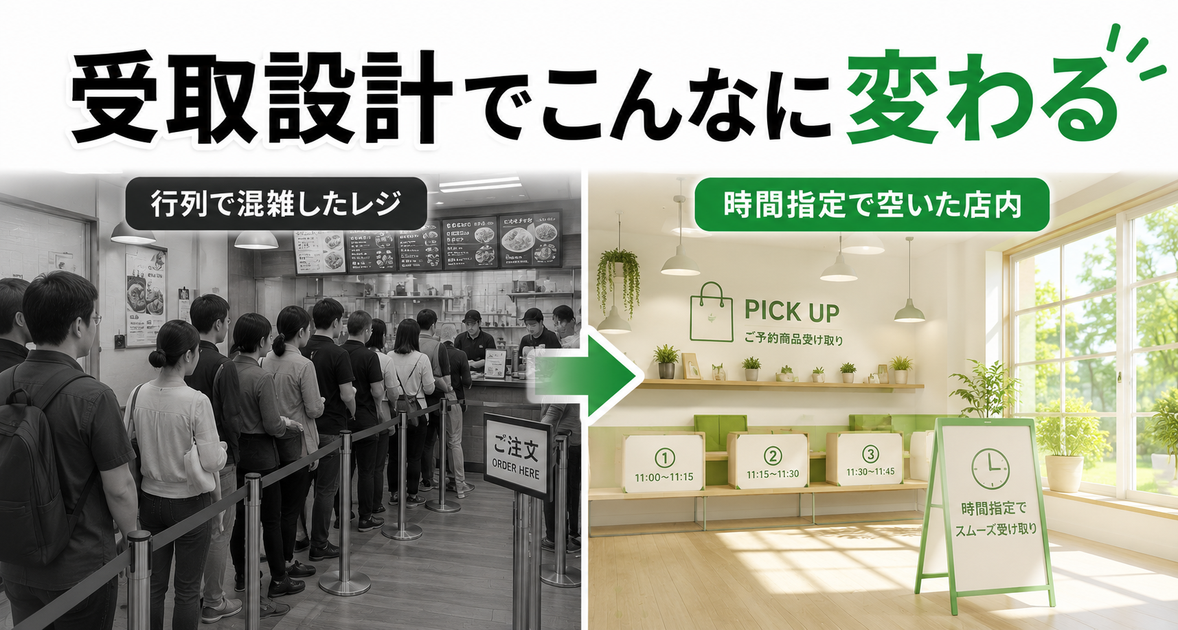 テイクアウトの受け取り、どう設計するのが正解か — 7つの方式と業態別の最適解